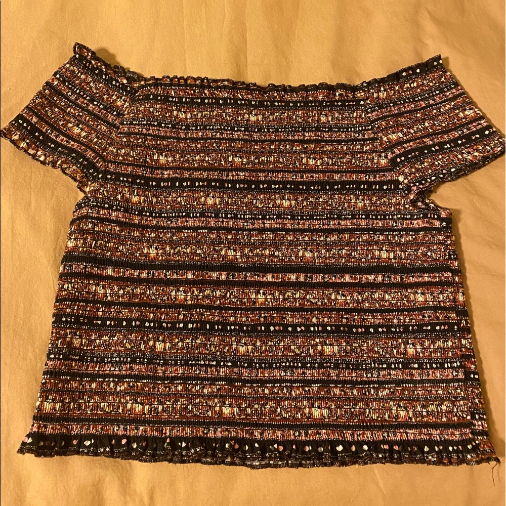 Mossimo Supply Co. Juniors Sz XL crop blouse